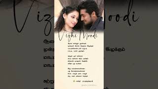 vizhi moodi song lyrics  WhatsApp Status [upl. by Ahsiniuq]