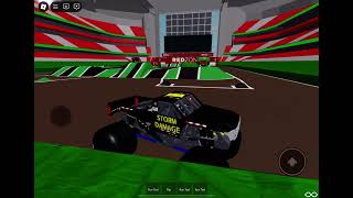 MonsterJam Glendale AZ 2024 Roblox Custom Freestyle StormDamage [upl. by Augustina203]