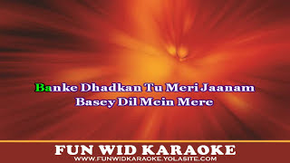 Tera Mera Pyaar Sanam Karaoke  Bombay Vikings amp Falguni Pathak  Fun Wid Karaoke  DJ Lolly [upl. by Kacey]