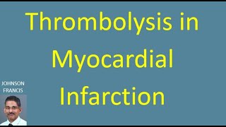 Thrombolysis in Myocardial Infarction [upl. by Elleb]