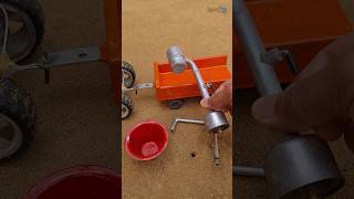 mini hand pump ideas diy mini motor water pump science project💦 [upl. by Farr]