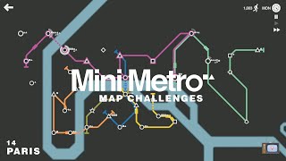 Mini MetroMap Challenges 13  Paris [upl. by Annalee]