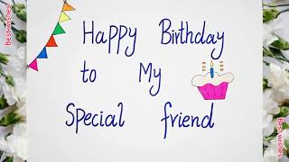 Birthday wishes ideas for Long Distance friendCreative Birthday wishesBest friend birthday ideas [upl. by Hallam]