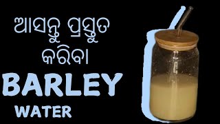 ଆସନ୍ତୁ ପ୍ରସ୍ତୁତ କରିବା BARLEY WATER EASY and QUICK Recipe of Barley 2 Minute wali RecipeMillet [upl. by Ettelloc]