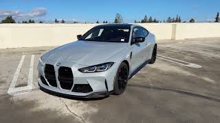 2023 BMW M3 Competition Sedan Dravit Gray Long Walkaround [upl. by Jeunesse]