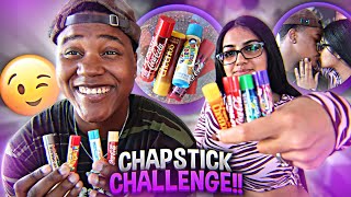 CHAPSTICK KISSING CHALLENGE SPICY [upl. by Fadas672]