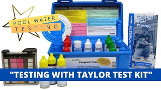 Testing PoolSpa Water for Cyanuric Acid Using Taylor’s K2006 [upl. by Bushey719]