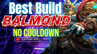 Build Balmond Revamp No Cooldown Emblem Assassin Spell Vamp Deres Banget  Mobile Legends [upl. by Nasah]