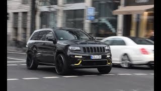 64L V8Hemi  Jeep Grand Cherokee SRT  Driving in düsseldorf [upl. by Lias]