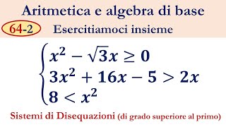 642 Sistemi di disequazioni [upl. by Tripp472]