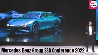 Mercedes Benz Group ESG Conference 2022 [upl. by Irakuy989]