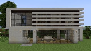 Minecraft  How to build a modern vacation house 3 [upl. by Dyer]