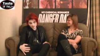 Gerard Way  My Chemical Romance  Danger Days interview with Taste iT Tv [upl. by Adnylam]