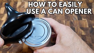 A SAFETY Can Opener Guide To No More Jagged Edges [upl. by Esiralc]