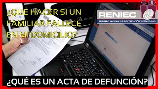 ⭕ ¿QUE ES UN ACTA DE DEFUNCIÓN Y PARA QUE SIRVE [upl. by Mcleroy]