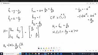 Hessian and Bordered Hessian Determinants [upl. by Sims]