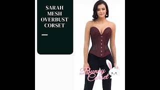 Sarah Mesh Overbust Corset for training your waist [upl. by Airdnek]