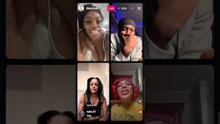 Diamond The Body Talks To Tinka Bella IG Live W Ahna Mac amp Fuyyson 8124 [upl. by Marquet]