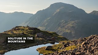 Solo Mountain Camp At A Remote Tarn Great End  Hilleberg Soulo BL  Hiking the Wainwrights [upl. by Chretien]