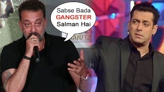 Sanjay Dutt’s CRAZY REACTION on Salman Khan Playing Gangster Role [upl. by Etteloiv81]