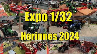 Exposition diorama miniatures agricoles 132 Herinnes foire d hiver 2024 [upl. by Seymour]