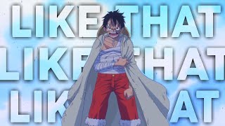 「 LIKE THAT」⏐ ONE PIECE  EDIT  AMV  shorts anime animeedit onepiece [upl. by Ruhtra886]