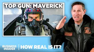 Fighter Pilot Rates Top Gun Action Scenes For Realism  How Real Is It  Insider [upl. by Ariahs]