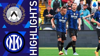 Udinese 12 Inter  A narrow away win for Inter  Serie A 202122 [upl. by Enilegnave]