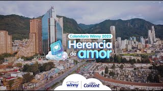 Ellos fueron los protagonistas del Calendario Winny 2023  Herencia de Amor [upl. by Wylma507]