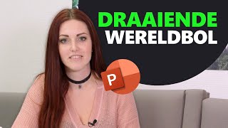 Draaiende Wereldbol Maken In PowerPoint  PowerPoint How To  PPT Solutions [upl. by Aniez]