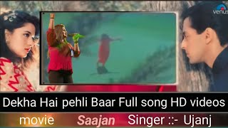 Dekha Hai pehli Baar Saajan ke aankhon mein pyar full song video 😍🥰😍🥰❤️ [upl. by Lihas]