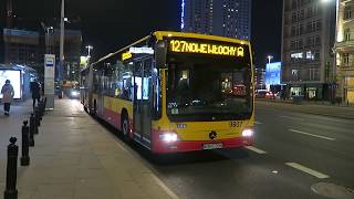 Warsaw Buses At Centrum 7 March 2019 [upl. by Banyaz]