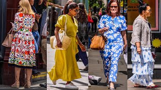 London Street Style 2024  Trendy Tourist Outfits in the Heart of London [upl. by Sula512]