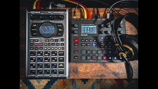 Roland SP404 MKII as an Effects Pedal  A Demo Elektron Syntakt amp Digitone [upl. by Farmer503]