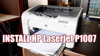 How to Download amp Install HP Laserjet P1007 Printer Driver Configure it And Print Easily [upl. by Brewster]