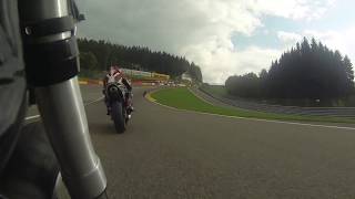 Custom Ducati 900SS drives Spa Francorchamps circuit [upl. by Chien]