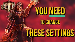 The BEST Settings For Path Of Exile 2  POE 2 Beginner Guide [upl. by Claude187]