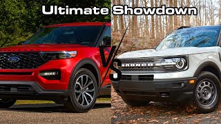 Explorer Vs Bronco Sport SHOWDOWN [upl. by Girish945]