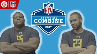 NFL Scouting Combine Spice Adams vs Scooter Magruder [upl. by Saval]