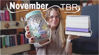 SUB GLAS sucht meinen TBR für November aus  TBR Prompts 11\24 Leseliste [upl. by Sands]