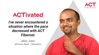 Broadband Review By Jibin John  ACT Fibernet Testimonials [upl. by Nilre]