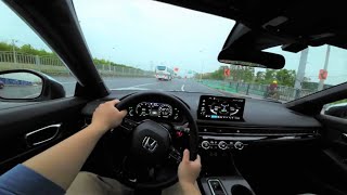 2023 Honda Civic Hybrid eHEV Test Drive POV [upl. by Lebazi]