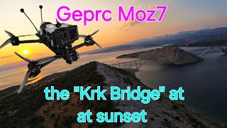 FPV Drone Flight  Geprc Moz7  Dji Action 4  an absolutely brilliant flight at the golden hour [upl. by Alonso]