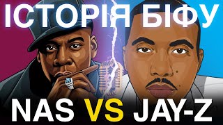 NAS VS JAY Z  ІСТОРІЯ БІФУ ЯКА КРУТІША ЗА KENDRICK VS DRAKE BEEF NAS JAYZ BEEF [upl. by Alilad]