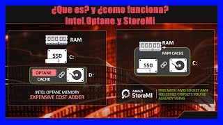 Que es y como funciona AMD STOREMI e INTEL OPTANE [upl. by Nerhtak]