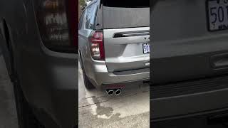 2023 Chevrolet Tahoe Z71 62 Cat Back Performance Borla Exhaust System Before and After [upl. by Pompea]