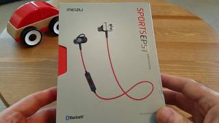 Meizu EP51 Bluetooth Earphones  Unboxing and Overview [upl. by Ahsitnauq483]