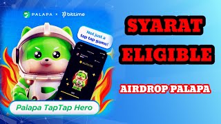 SYARAT ELIGIBLE AIRDROP PALAPA TOKEN  LISTING 13 NOVEMBER POTESI JP [upl. by Hetti260]