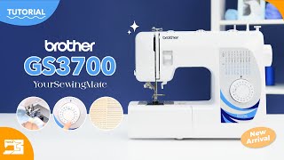 Tutorial  Mesin Jahit Brother GS3700 YourSewingMate 💙 [upl. by Halpern455]