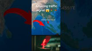 Amazing Traffic Signal 😱🚦🚥 short youtubeshorts progoogleearth [upl. by Llenart]